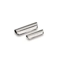 Global Minosharp Guide Rails with Liners 463, Set of Two 1 Silver