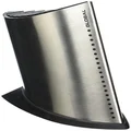 Global Gkb52, 10 Slot Knife Block, Stainless Steel Medium Silver