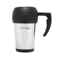 THERMOcafe by Thermos Stainless Steel Outer Foam Insulated Travel Mug, 450ml, DF4000SS