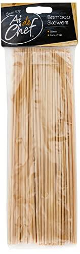 Ai De Chef 6026 Bamboo Skewers, Beige