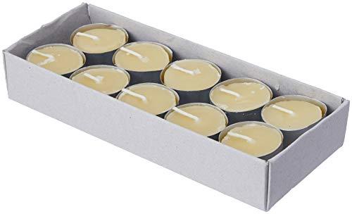 Skinnectar 03AW/3 Beeswax Tealight Candles, Pack of 10, Golden
