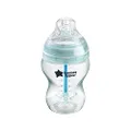 Tommee Tippee Anti-Colic Newborn Baby Bottle, Slow Flow Breast-Like Teat and Unique Anti-Colic Venting System, 260ml, 0 Months+, Pack of 1