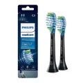 Philips Sonicare Electric Toothbrush Heads - C3 Premium Plaque Defense Standard (2-pack) with BrushSync Mode Pairing, Black, HX9042/96