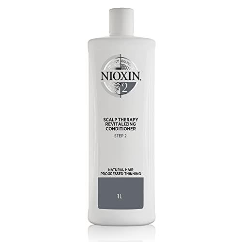 NIOXIN System 2 Scalp Therapy Revitalising Conditioner 1L, For Natural Hair with Progressed Thinning