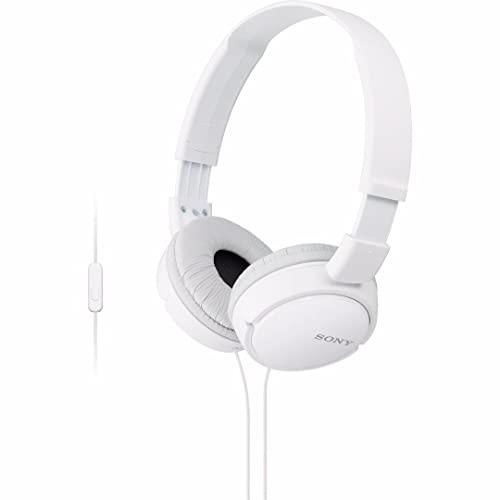 SONY MDRZX110AW Headphones W/Mic & Remote White (International Version)