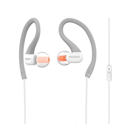 Koss KSC32i Gry Sport Clip Headphones, Grey