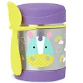 Skip Hop Baby Zoo Insulated Food Jar and Spork Set, Unicorn