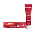 Colgate Optic White Stain Fighter Teeth Whitening Toothpaste, 140g, 1% Hydrogen Peroxide, Enamel Safe