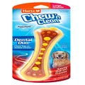 Hartz 3270005416 Chew n Clean Dental Duo Dog Toy - Large Brown