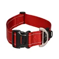 Rogz Classic Reflective Dog Collar Red Extra Large