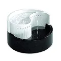Pioneer Plastic Pet Fountain - Fung Shui Style, Black, 60 oz. Capacity, 4.5 x 9.2 x 4.5 inch