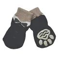 ZEEZ Non-Slip Pet Sock Medium (3 x 7.5cm), Black Tuxedo