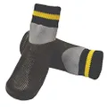 ZEEZ Waterproof Non-Slip Pet Sock X-Small (2.8 x 7cm), Black, X-Small (2.8 x 7cm)