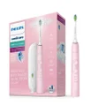 Philips Sonicare ProtectiveClean 5100 Sonic Electric Toothbrush with 3 Brushing Modes and Built-In Pressure Sensor, Pastel Pink, HX6855/58