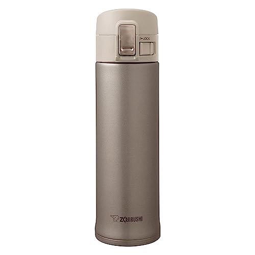 ZOJIRUSHI SM-KHE48NL Stainless Steel Mug with Slicksteel Interior, Champagne Gold, 16 oz / 480 ml