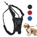 Sporn ZW1210 12 17 Mesh Stop Pulling Dog Harness, Small, Black