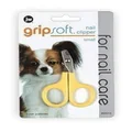 JW Gripsoft 65013 Dog Nail Clipper, Grey/Yellow, Small