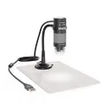 Plugable USB 2.0 Digital Microscope with Flexible Arm Observation Stand Compatible with Windows, Mac, Linux (2MP, 250x Magnification)