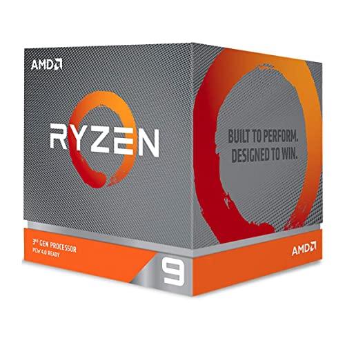 AMD Ryzen 9 3900X 3.8 GHz 12-Core AM4 Processor with Wraith Prism Cooler, 100-100000023BOX