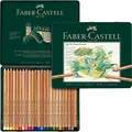Faber-Castell Pitt Pastel Colour Pencils Tin of 24, (27-112124)