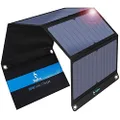 [Upgraded]BigBlue 3 USB Ports 28W Solar Charger(5V/4.8A Max), Foldable Portable Solar Phone Charger with SunPower Solar Panel Compatible with iPhone 11/Xs/XS Max/XR/X/8/7, iPad, Samsung Galaxy LG etc.