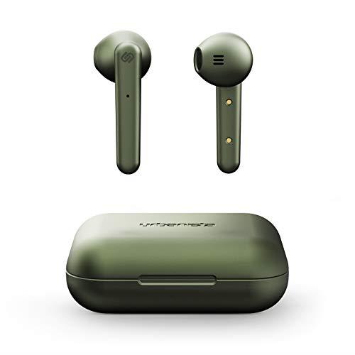 Urbanista Stockholm True Wireless Headphones 14H Total Battery Life. Bluetooth 5.0 incl. Charging Box, Touch Control and Dual Microphone Headphones. Compatible with iOS and Android - Green