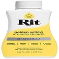 RIT DYE UR820.GDYE Fabric Liquid Dye All-Purpose,Golden Yellow, 1 Pack