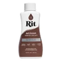RIT DYE 45870 UR820.DKBR Fabric Liquid Dye All-Purpose, Dark Brown, 1 Pack