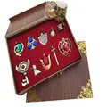 The Legend of Zelda Triforce Hylian Shield & Master Sword Keychain/necklace/ornament Collection (10PCS-Red)