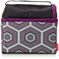 Thermos Raya Double Pack-In Soft Lunch Bag, Purple Hexagon, RAYDLK6PH