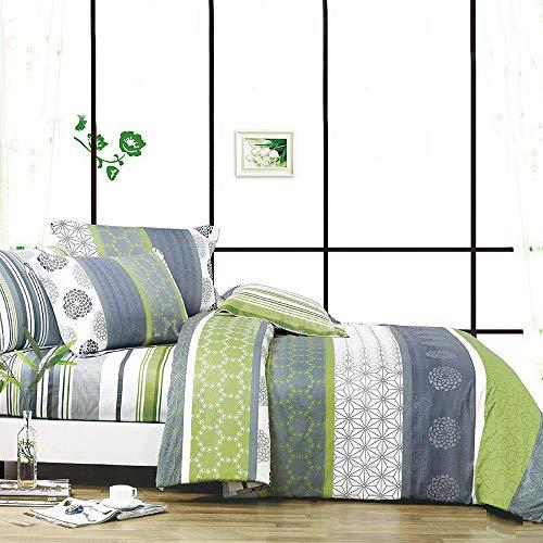 Luxor Linen Dreamfields 100% Cotton Dexter Soft Doona Duvet Quilt Cover Set, King