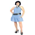 Rubie's The Flintstones, Betty Rubble Costume and Wig, Blue, Adult Plus