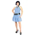 Rubie's The Flintstones, Betty Rubble Costume and Wig, Blue, Adult Plus