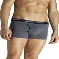 Bonds Mens Underwear Cotton Blend Guyfront Trunk, Charcoal Marle (1 Pack), Small
