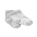Bonds Baby Classic Bootee Socks - 2 Pack, New Grey Marle (2 Pack), 000 (0-3 Months)