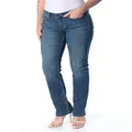 Calvin Klein Women's Straight Leg Denim Jeans, Serene Blue, 30