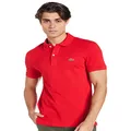 Lacoste Men's Slim Fit Polo, Red, Medium