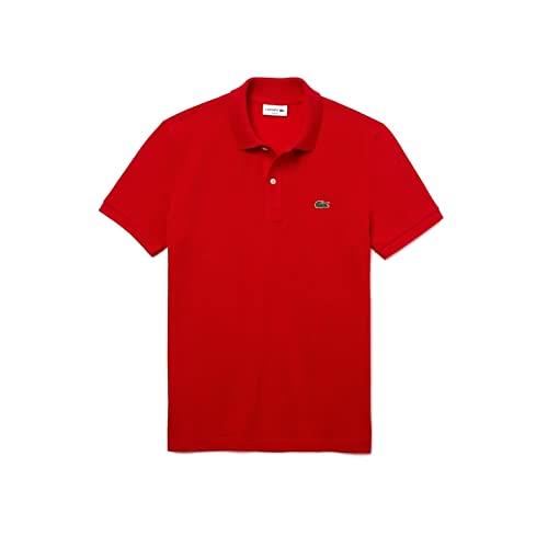 Lacoste Men's Slim Fit Polo, Red, Large