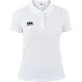 Canterbury Women's WAIMAK Polo Shirt, White, 18