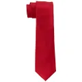 VAN HEUSEN Men's Classic Silk Tie, Red,
