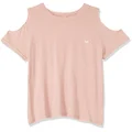 LEE Women's No Brainer Cut-Out Tee, Dusty Pink, 6