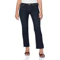 Riders by Lee Women Mid Rise Straight Jean, Worn Rinse Blue, 12