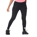 PUMA Women's Active Logo Leggings, Black, XL