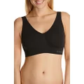Bonds Womens Underwear Comfy Crop, Black (1 Pack), Large
