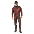Rubie's Adult Costume and Mask Avengers Endgame - Star-Lord Deluxe Adult Costume, Size STD Costume, As Shown, Standard UK