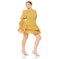 Talulah Women's in The Mix Mini Dress, Mustard Floral Print, Exta Small