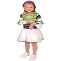 Disney Toy Story 4 Buzz Lightyear Girls Costume, Size 3-5 Years