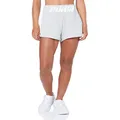 PUMA Women's Modern Sports Knit Shorts, Light Gray Heather, X-Small