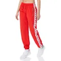 Nicky Kay Logo Track Pants, Red/White, XL