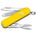 Victorinox 0.6223.8-.033 Swiss Army Knife Classic SD, Yellow, 58mm
